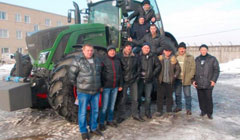 Межсезонное обучение для операторов колесных тракторов Fendt 936 Vario.