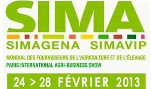 SIMA 2013 Международная агропромышленная выставка, Париж, 24 – 28 февраля