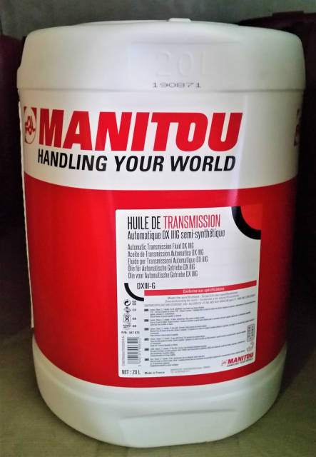 Канистра трансмиссионного масла Manitou DX III-G, 20 л